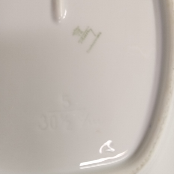 Rare Vintage TK Thuny 12" Octagon Meat Platter Serving Czechoslovakia  Porcelain - Picture 5 of 5